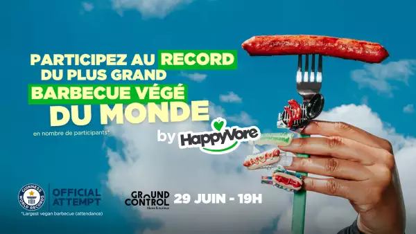 HappyVore décroche le record du plus grand barbecue végétal au monde!