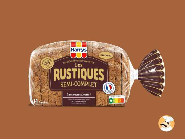 Harrys lance Les Rustiques, deux nouveaux pains de mie plus généreux