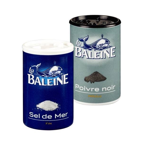 La Baleine invente le duo sel et poivre et en petit format !
