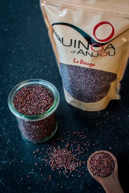 Quinoa d'Anjou : le 1er quinoa rouge made in France !