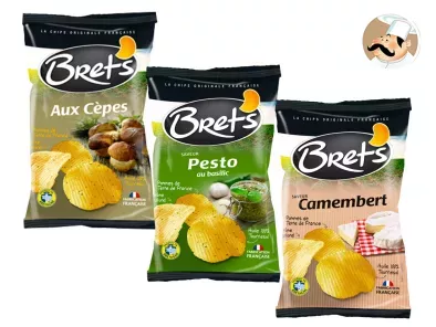 3 saveurs incontournables pour les nouvelles chips Bret's !
