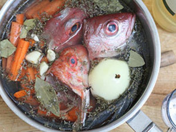 Papillotes de rouget aux légumes croquants & soupçon de rouille - Préparation etape 1