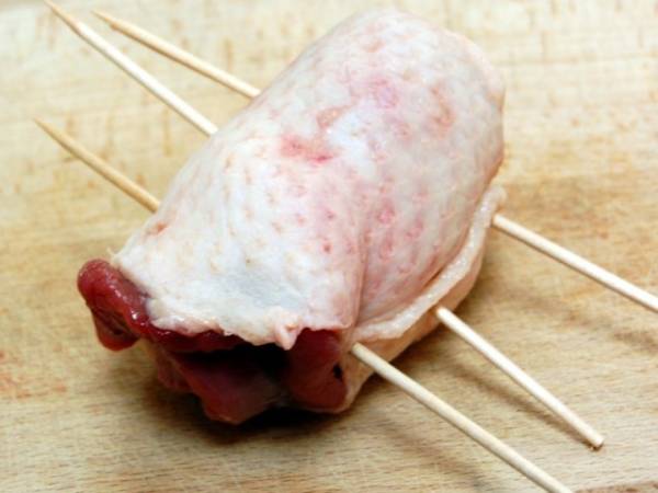 Tournedos de canard & ses pommes de terre à la cannelle - Préparation etape 2