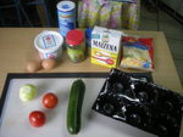 Flan aux légumes et Timbales de riz au curry - Préparation etape 1