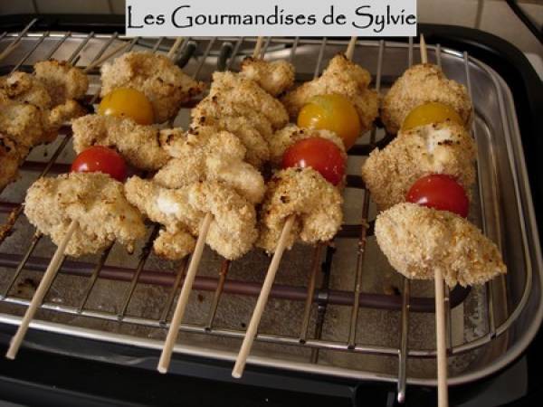 Brochettes de Poulet Mariné aux Herbes - Préparation etape 6