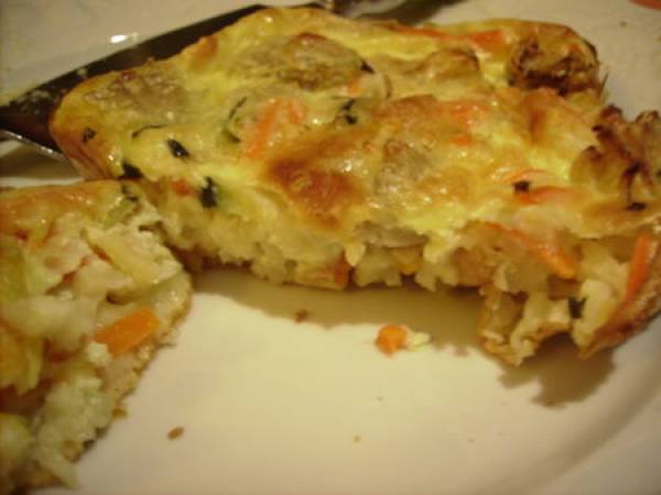 Quichettes au cabillaud et julienne de légumes - Préparation etape 4