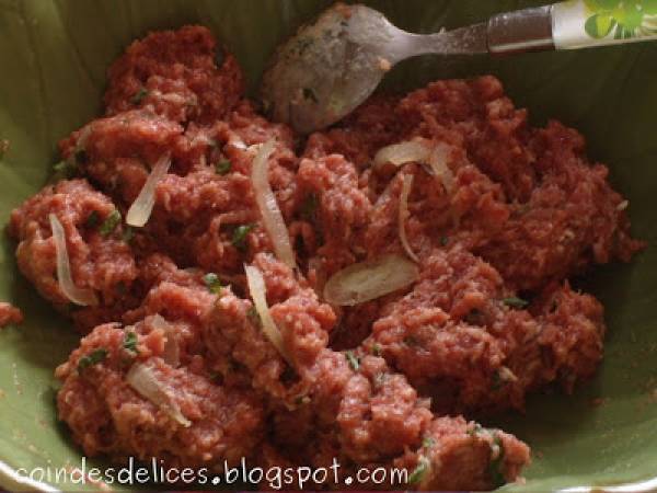 Conchiglioni tricolores aux deux farces - Préparation etape 2