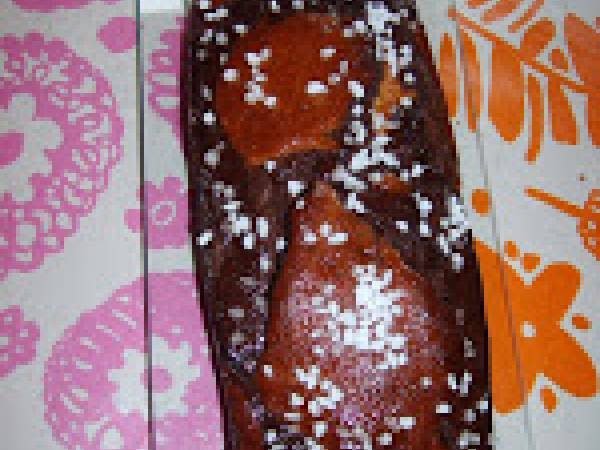 Cake marbré vanille-chocolat aux perles de sucre. - Préparation etape 7