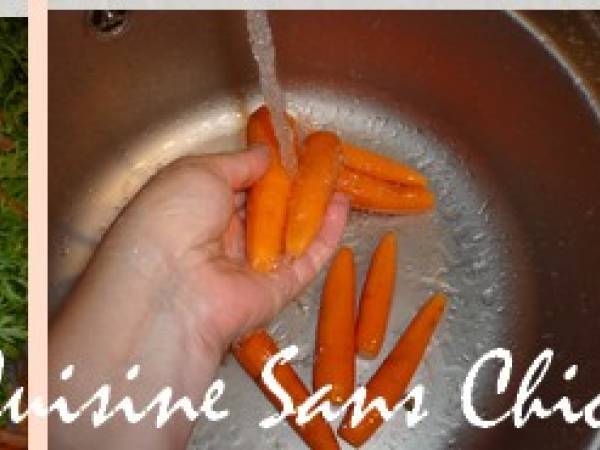 Souris d'agneau confites au miel et carottes fondantes - Préparation etape 1