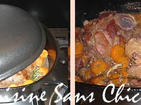 Souris d'agneau confites au miel et carottes fondantes - Préparation etape 7