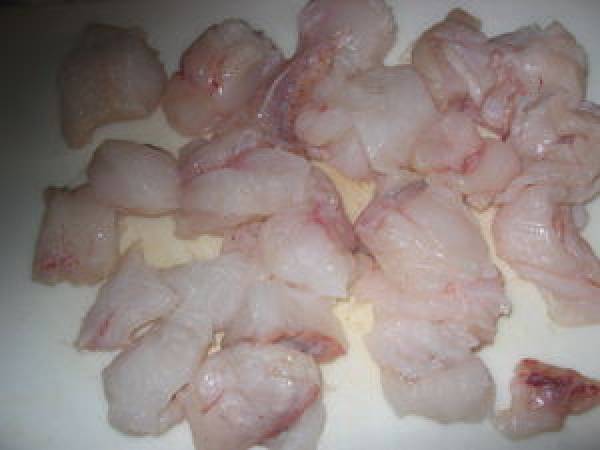 Lotte au vermouth - Préparation etape 1