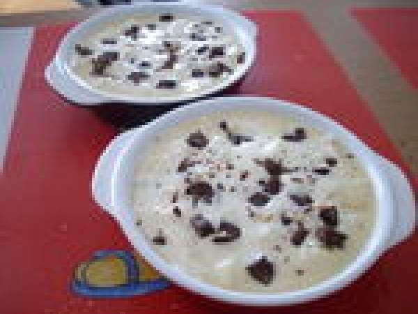 Clafoutis poires & pépites de chocolat - Préparation etape 4