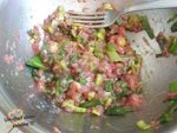 Consommé de Volaille Glacé, aux Perles de Melon et Jambon de Parme - Préparation etape 4