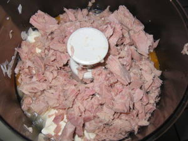 Terrine de thon et son coulis de poireaux - Préparation etape 3