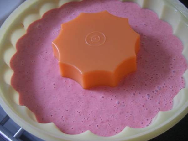Bavarois à la fraise et agar-agar ** La recette - Préparation etape 2