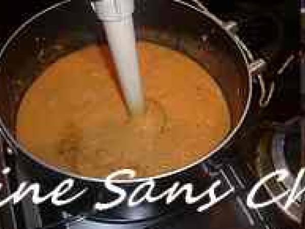 Velouté de lentilles corail au cumin. - Préparation etape 6