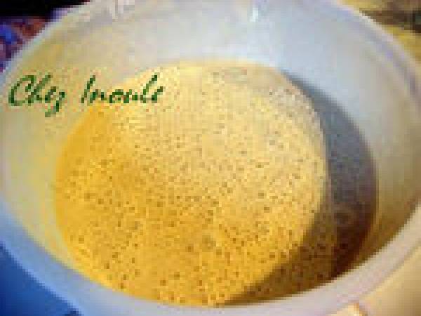 Prix et petits pains au thé matcha et aux canneberges - Préparation etape 1