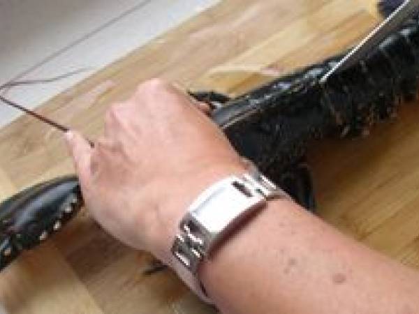 HOMARD BRETON GRILLE et sa sauce coraillée - Préparation etape 3