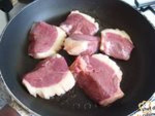 Emincé de Canard aux Pêches - Préparation etape 3