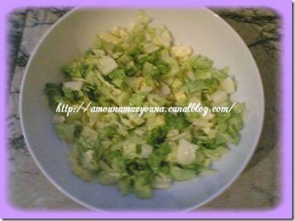 Salades marocaines - Préparation etape 3