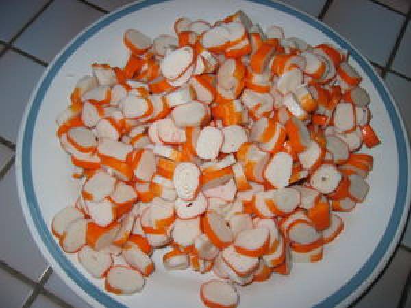 Terrine de courgettes au surimi et petits muffins pour l'apéro - Préparation etape 3