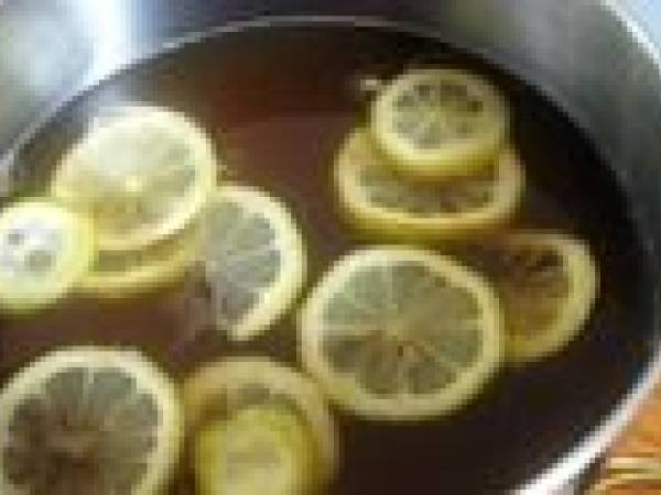 Punch aux pommes et géranium rosat. - Préparation etape 2