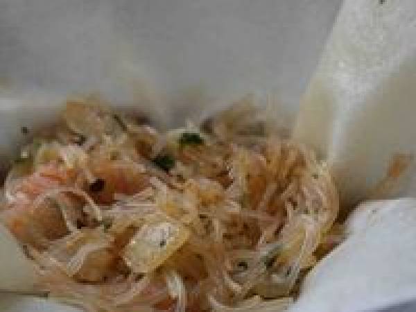 Mini pastillas aux crevettes (avec étapes) - Préparation etape 5