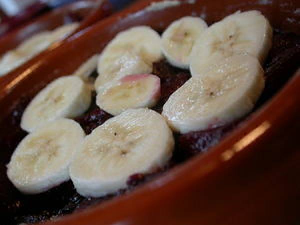 Crumble aux Pommes, Mûres, Bananes .... - Préparation etape 6