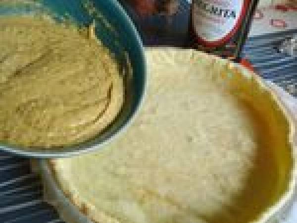 Tarte aux abricots et à la crème de noisette - Préparation etape 2