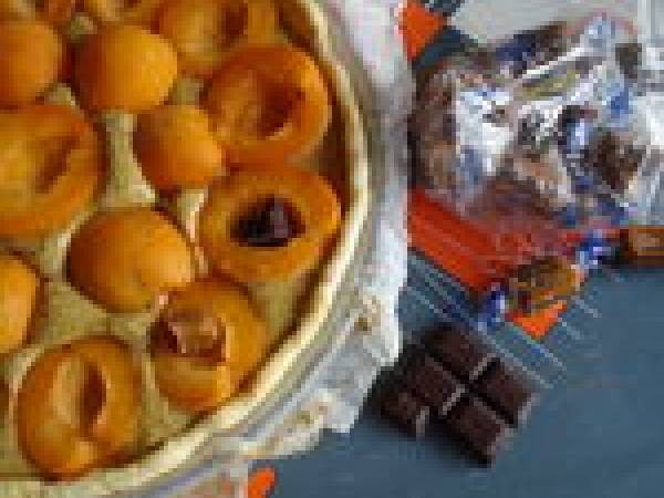 Tarte aux abricots et à la crème de noisette - Préparation etape 6