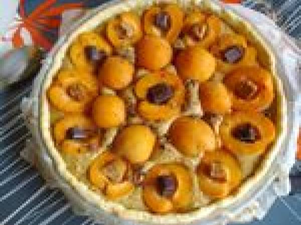 Tarte aux abricots et à la crème de noisette - Préparation etape 7