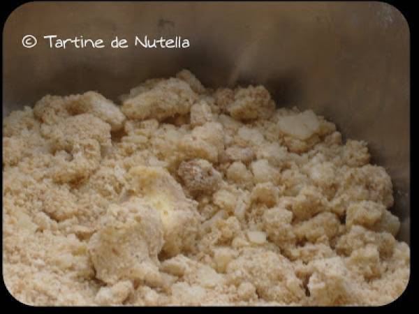 Crumble de saumon sur lit de fondue poireau - Préparation etape 3