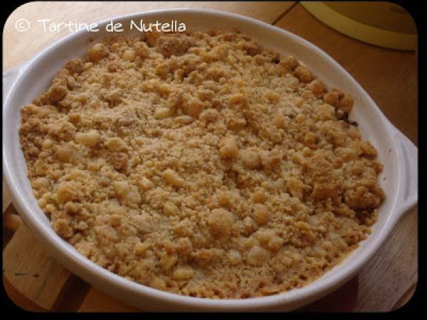 Crumble de saumon sur lit de fondue poireau - Préparation etape 7