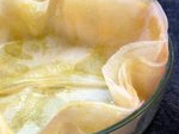 Tarte croustillante sardines & fromage fines herbes - Préparation etape 2