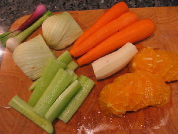 Saumon fumé maison et la petite salade orange qui en a découlé - Préparation etape 4