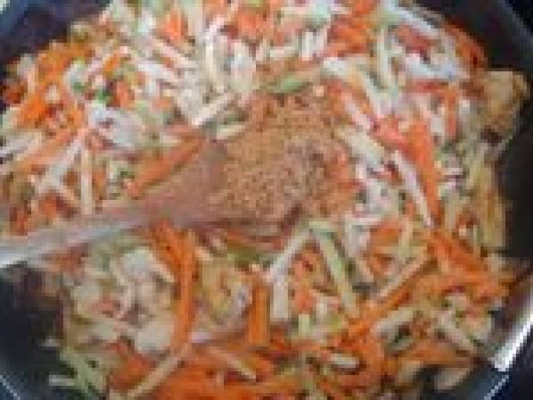 Fricassée de dinde aux petits légumes - Préparation etape 3