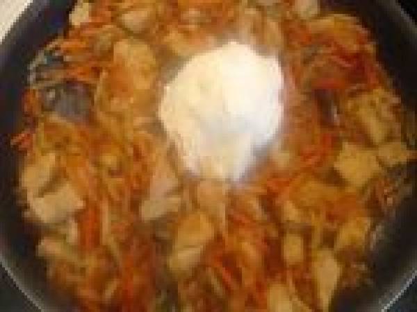 Fricassée de dinde aux petits légumes - Préparation etape 5