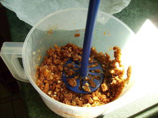 CHEESE CAKE RICOTTA GROSEILLE - Préparation etape 1