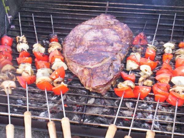 Côte de boeuf et sa marinade au barbecue... - Préparation etape 2