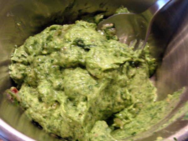 Calamari ripieni alla griglia - Préparation etape 3