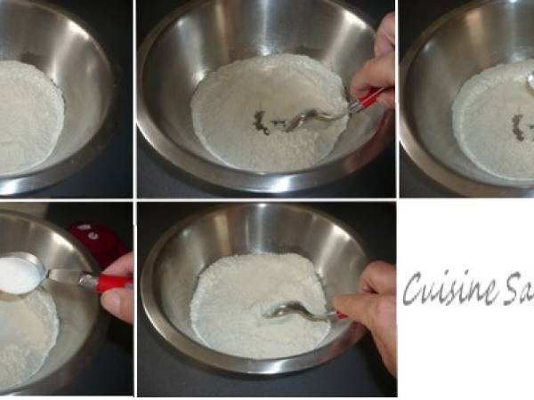 Tarte aux myrtilles - Préparation etape 2