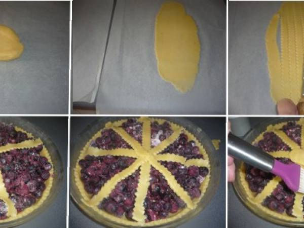 Tarte aux myrtilles - Préparation etape 14