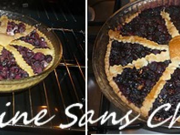 Tarte aux myrtilles - Préparation etape 15