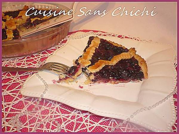 Tarte aux myrtilles - Préparation etape 16