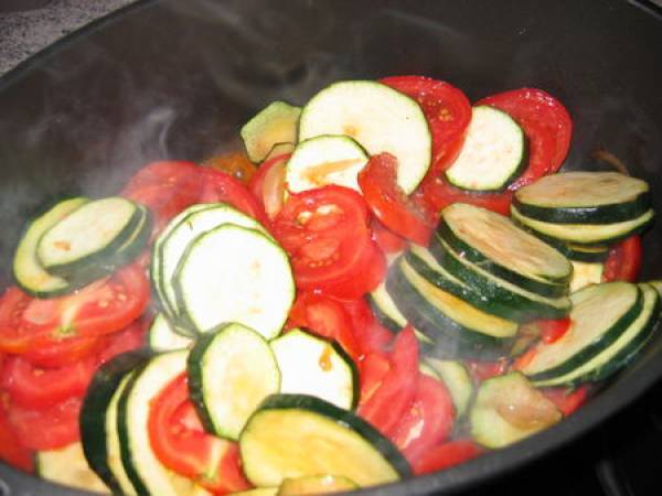Lasagnes aux légumes de saison et fleur de circonstance - Préparation etape 3