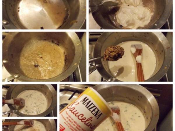 Gratin de Christophines aux coques, poireau et chèvre - Préparation etape 5