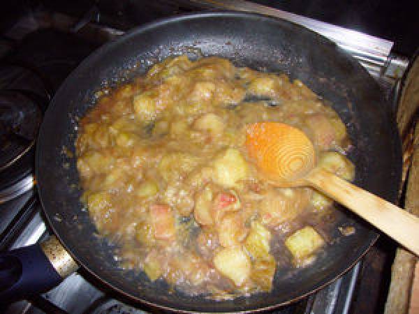 Parfait à la rhubarbe et coulis de framboise - Préparation etape 2