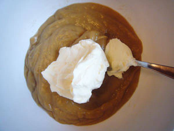 Parfait à la rhubarbe et coulis de framboise - Préparation etape 6