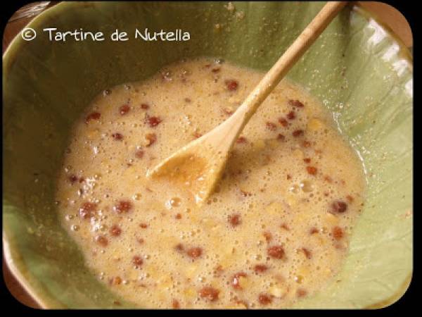 Carrés fondants chocolat aux éclats de noisette - Préparation etape 2