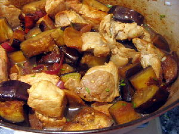 Extraordinaire pot au feu de porc et aubergines à l'orientale - Préparation etape 6